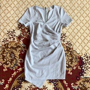 Gray “wrap” dress